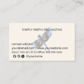 Classic Modern Professional Simple Dragonfly 名刺 (裏面)