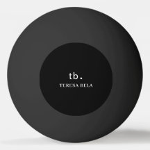 Classic Monogram Elegant Minimal Black Style Art