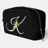 Classic monogram  initial red flower mother gift ドップキット (右コーナー)