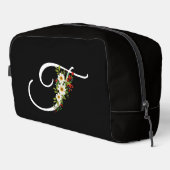 Classic monogram  initial red flower mother gift ドップキット (右コーナー)