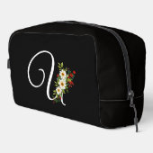 Classic monogram  initial red flower mother gift ドップキット (右コーナー)