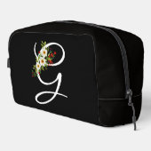 Classic monogram  initial red flower mother gift ドップキット (右コーナー)