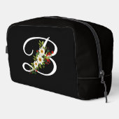 Classic monogram  initial white flower mother gift ドップキット (右コーナー)