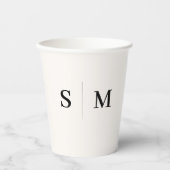 Classic Monogram Off Whitr 紙コップ (正面)