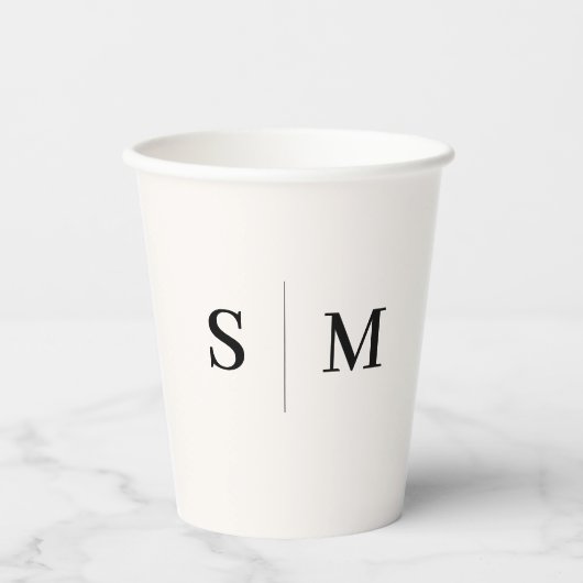 Classic Monogram Off Whitr 紙コップ (正面)
