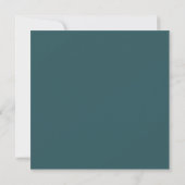 Classic Monogram Smoke Green Border Stationery ノートカード (裏面)