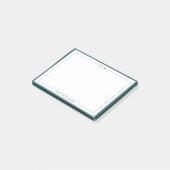 Classic Monogram Smoke Green Border Stationery ポストイット (アングル)