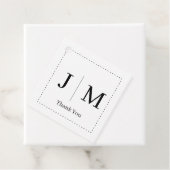 Classic Monogram Wedding Border line フェイバータグ (インサイチュ)
