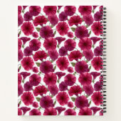 Classic Morning Glory Pattern Name ノートブック (裏面)