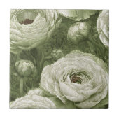 Classic Moroccan Ranunculus  Tiles  For Home Floor タイル (正面)
