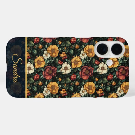 Classic Mother Gift Rose Name Case-Mate iPhoneケース (裏面 (横))