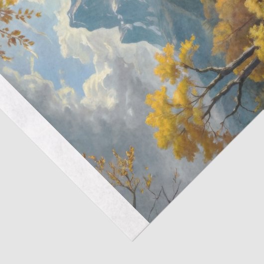 Classic Mountain Landscape Decoupage 薄葉紙 (詳細)