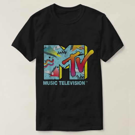 Classic MTV Logo 80s style T Shirts  Tシャツ (デザイン正面)