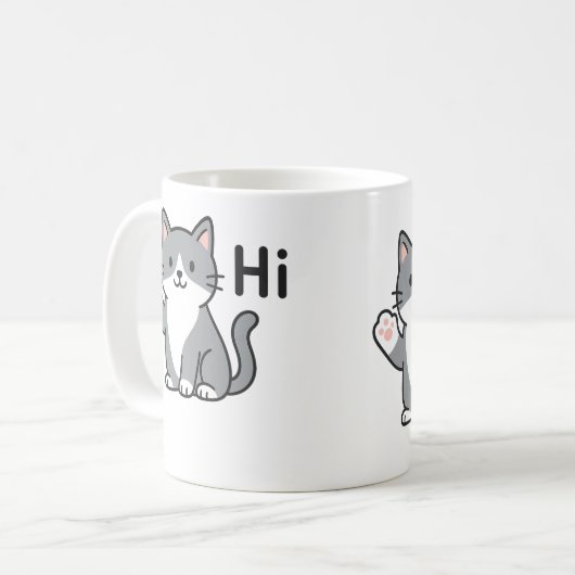 Classic Mug, 11 oz コーヒーマグカップ (正面左)