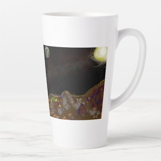 Classic Mug, 11 oz Modern Art カフェラテマグ (右)