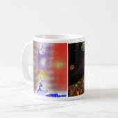 Classic Mug, 11 oz Modern Art コーヒーマグカップ (正面左)