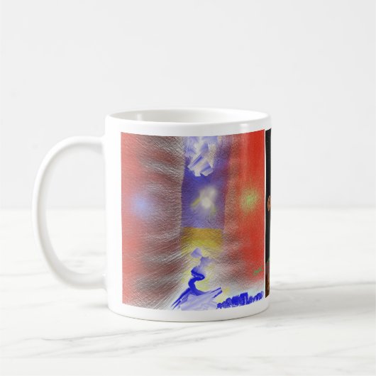 Classic Mug, 11 oz Modern Art コーヒーマグカップ (左)