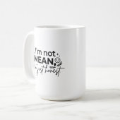 Classic Mug 15 oz - 本音のモーニングコーヒー名言 コーヒーマグカップ (正面左)