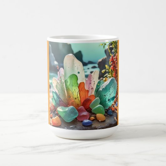 Classic Mug (Beach Glass-13) コーヒーマグカップ (中央)