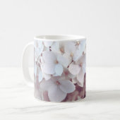 Classic Mug Blush Pink Hydrangea Floral Botanical コーヒーマグカップ (正面左)