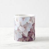 Classic Mug Blush Pink Hydrangea Floral Botanical コーヒーマグカップ (中央)