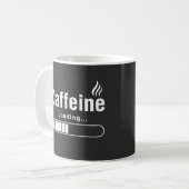 Classic Mug – “Caffeine Loading…” コーヒーマグカップ (正面左)