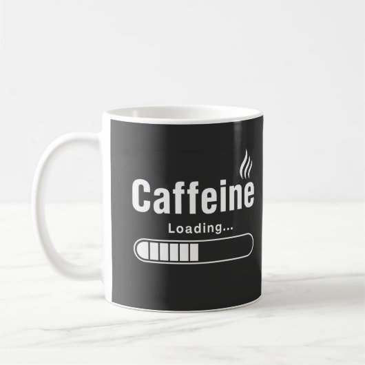 Classic Mug – “Caffeine Loading…” コーヒーマグカップ (左)