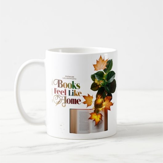 Classic Mug Collection: Aesthetic Book Lover コーヒーマグカップ (左)