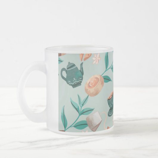Classic mug design  フロストグラスマグカップ (左)
