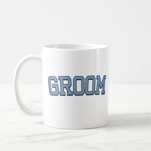 Classic Mug Groom Wedding Bachelor Party Gift コーヒーマグカップ (左)