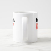 Classic Mug - Hush. Coffee First. ジャンボコーヒーマグカップ (裏面)