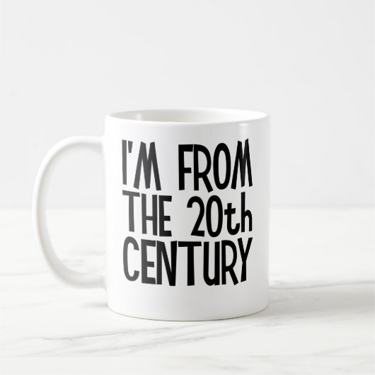 Classic Mug - I'm From The 20th Century コーヒーマグカップ (左)