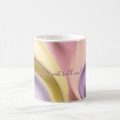 Classic mug in stylish abstract graphic コーヒーマグカップ (中央)
