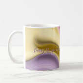 Classic mug in stylish abstract graphic コーヒーマグカップ (左)