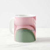 Classic mug in stylish abstract graphic コーヒーマグカップ (正面左)