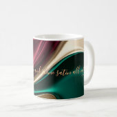 Classic mug in stylish abstract graphic コーヒーマグカップ (正面右)