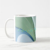 Classic mug in stylish abstract graphic コーヒーマグカップ (左)
