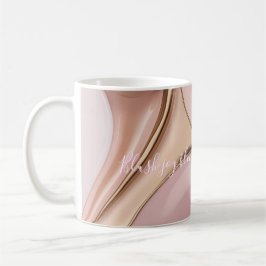 Classic mug in stylish abstract graphic コーヒーマグカップ