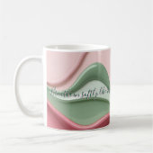Classic mug in stylish abstract graphic コーヒーマグカップ (左)