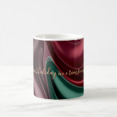 Classic mug in stylish abstract graphic コーヒーマグカップ (中央)