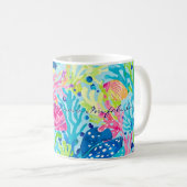 Classic mug in stylish graphic コーヒーマグカップ (正面右)