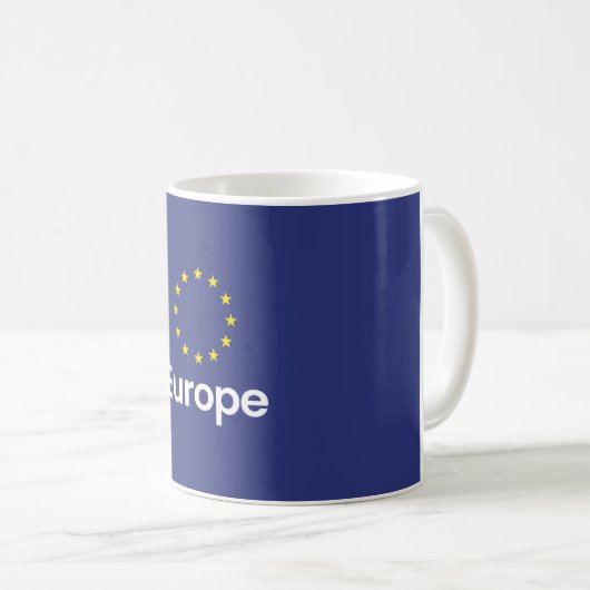 Classic Mug logo eurpoian sample  コーヒーマグカップ (正面右)