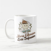 Classic Mug - More Espresso. Less Depresso. コーヒーマグカップ (左)