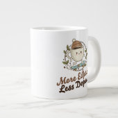 Classic Mug - More Espresso. Less Depresso. ジャンボコーヒーマグカップ (正面右)