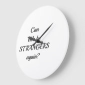 Classic Mug with novel quotes  ラージ壁時計 (傾斜)