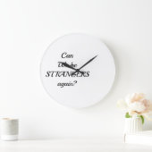 Classic Mug with novel quotes  ラージ壁時計 (ホーム)