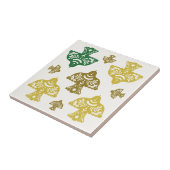 Classic multicolor unique green mustard kombine タイル (側面)