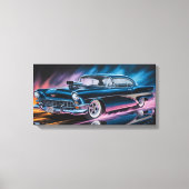 Classic Muscle Car 1956 キャンバスプリント (正面)
