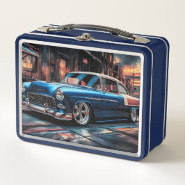 Classic Muscle Car 1956 メタルランチボックス