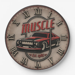 Classic Muscle Car Vintage Muscle ペーパープレート